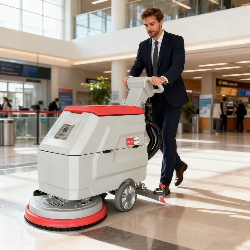 Поломоечная машина с функцией имитатора движения