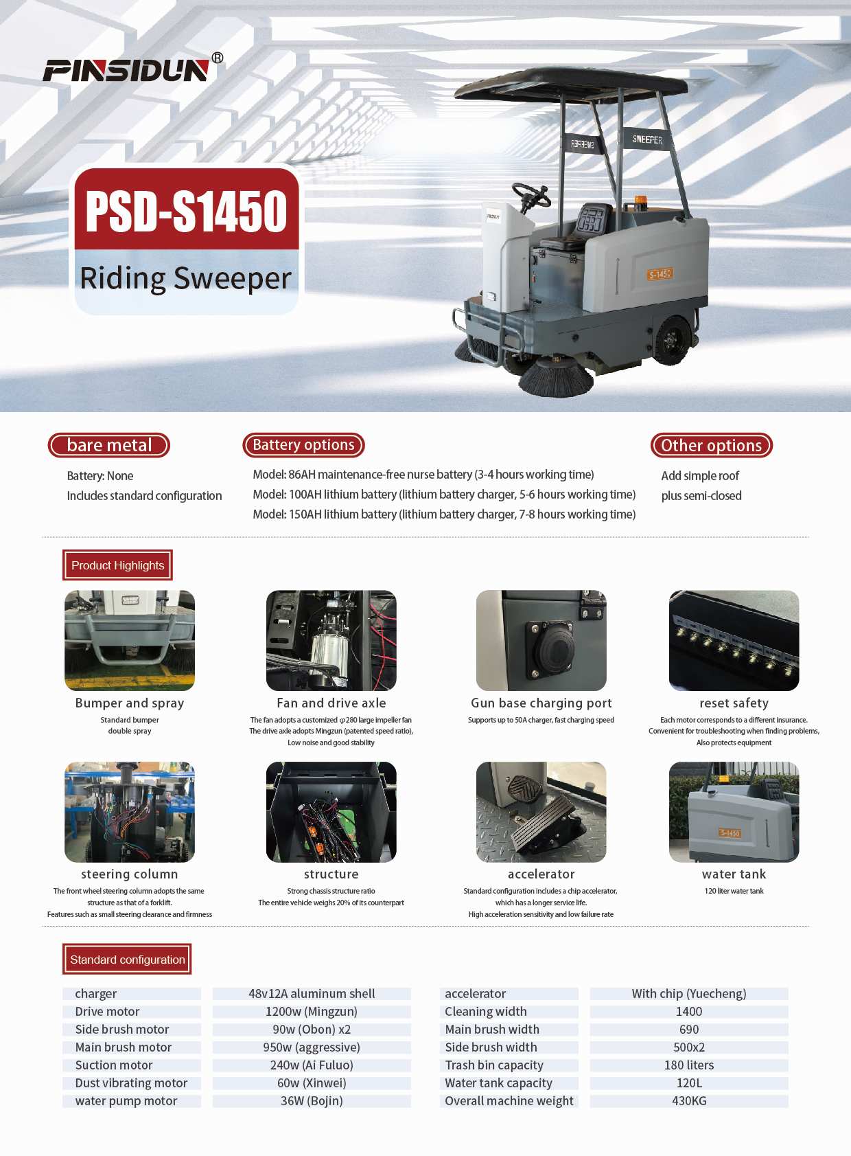 warehouse floor sweeper